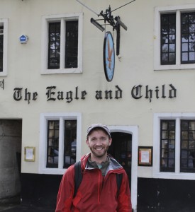 The Eagle and Child in Oxford, England. Famous for serving Tolkien, Lewis and the Inklings.