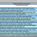 Delivery Room Terminology Cheat Sheet
